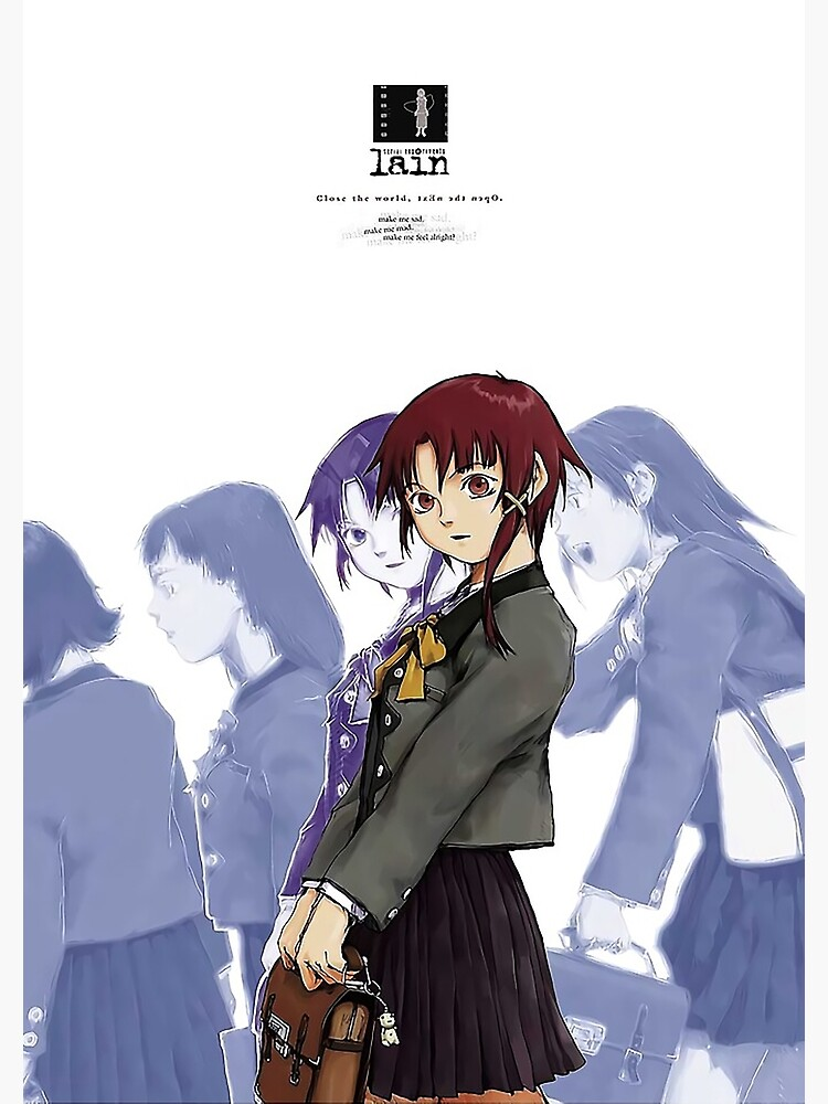 Promotional poster for Serial Experiments Lain.